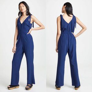 NWT Cupcakes And Cashmere Topeka Crepe Jumpsuit With Shoulder Ties M